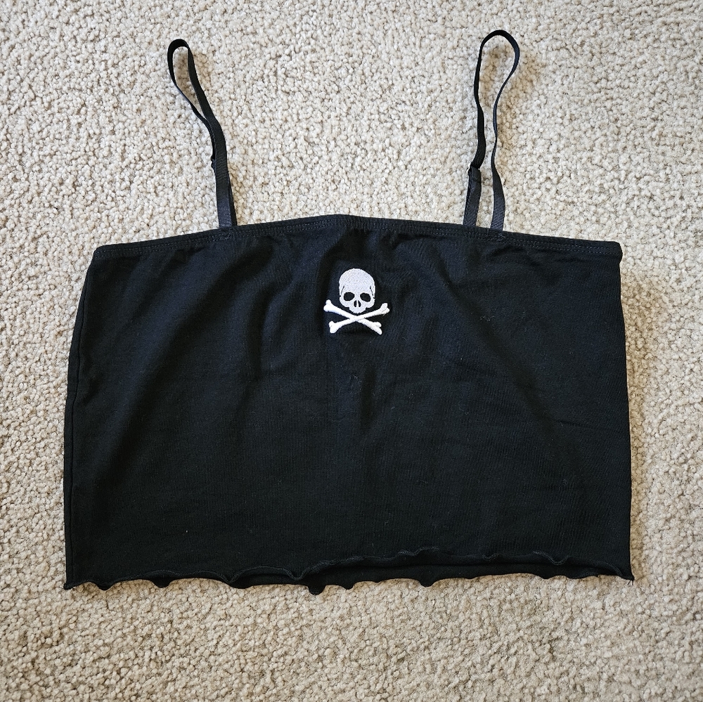 Dolls Kill Current Mood Skull Cami